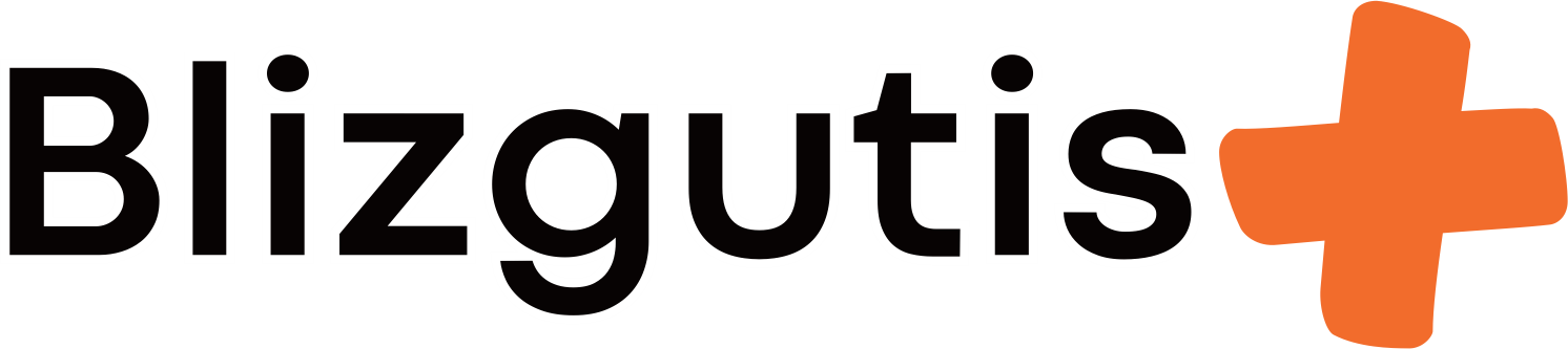 Blizgutis+ logotipas